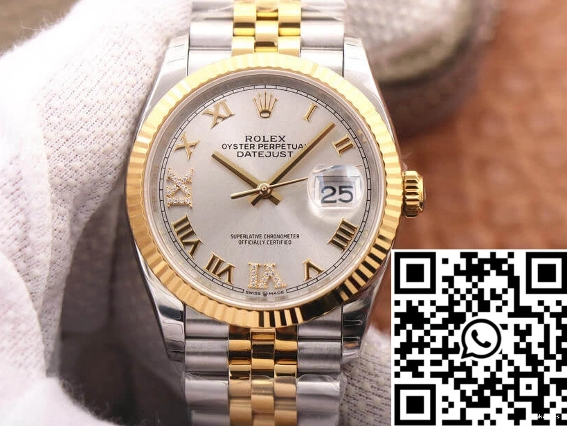Datejust Dial Yellow EW Gold Factory Rolex M126233-0031 Diamond 0126